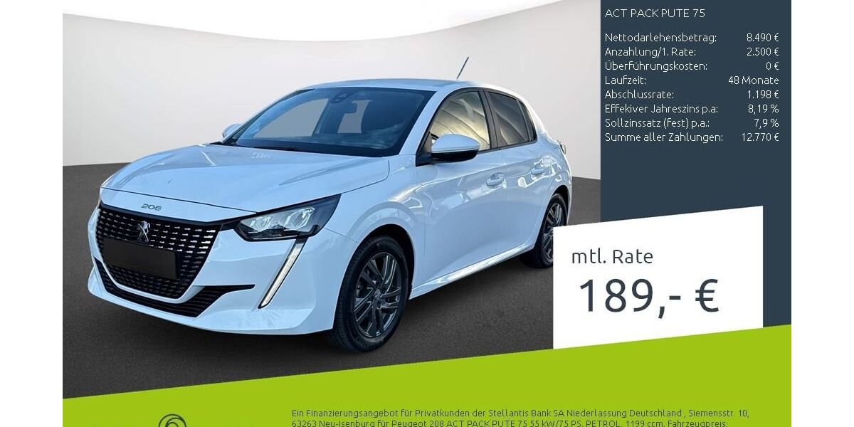 Peugeot 208 68.025 km 10.990 &euro; Bocholt 46395