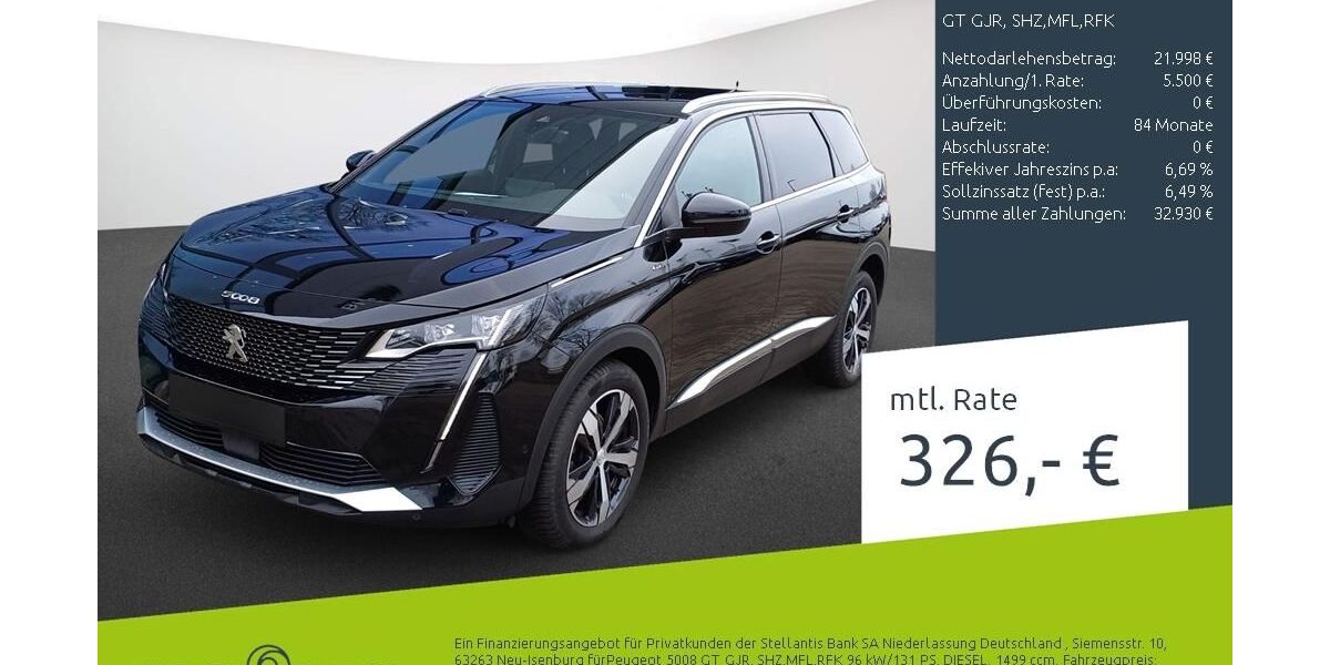 Peugeot 5008 49.886 km 27.498 &euro; Borken 46325