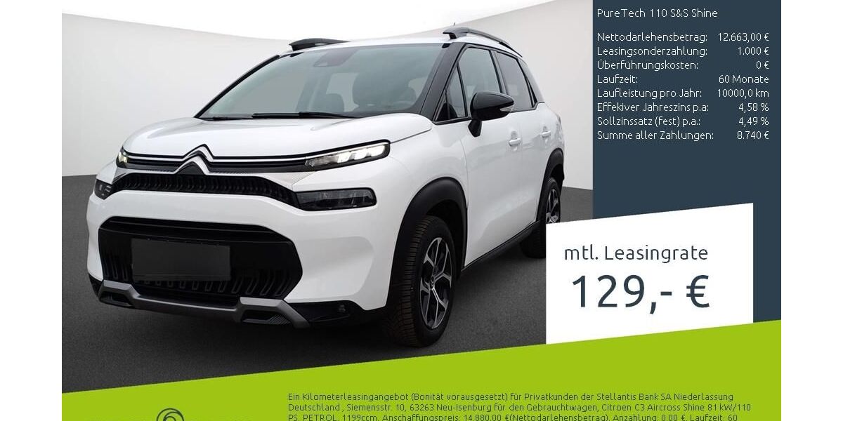 Citroen C3 Aircross 17.098 km 12.230 &euro; Borken 46325