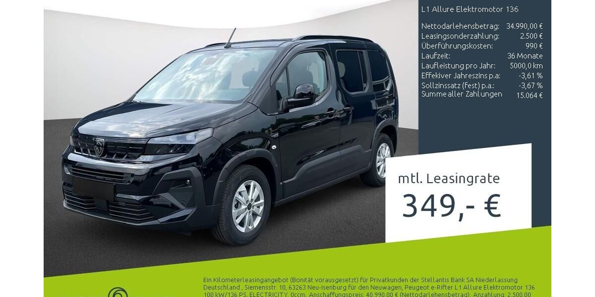 Peugeot Rifter 3.500 km 32.530 &euro; Bocholt 46395