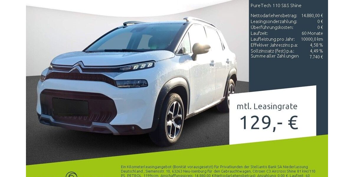 Citroen C3 Aircross 20.657 km 14.170 &euro; Bocholt 46395