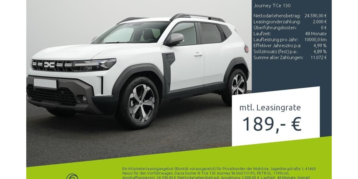 Dacia Duster 1.500 km 24.939 &euro; Borken 46325