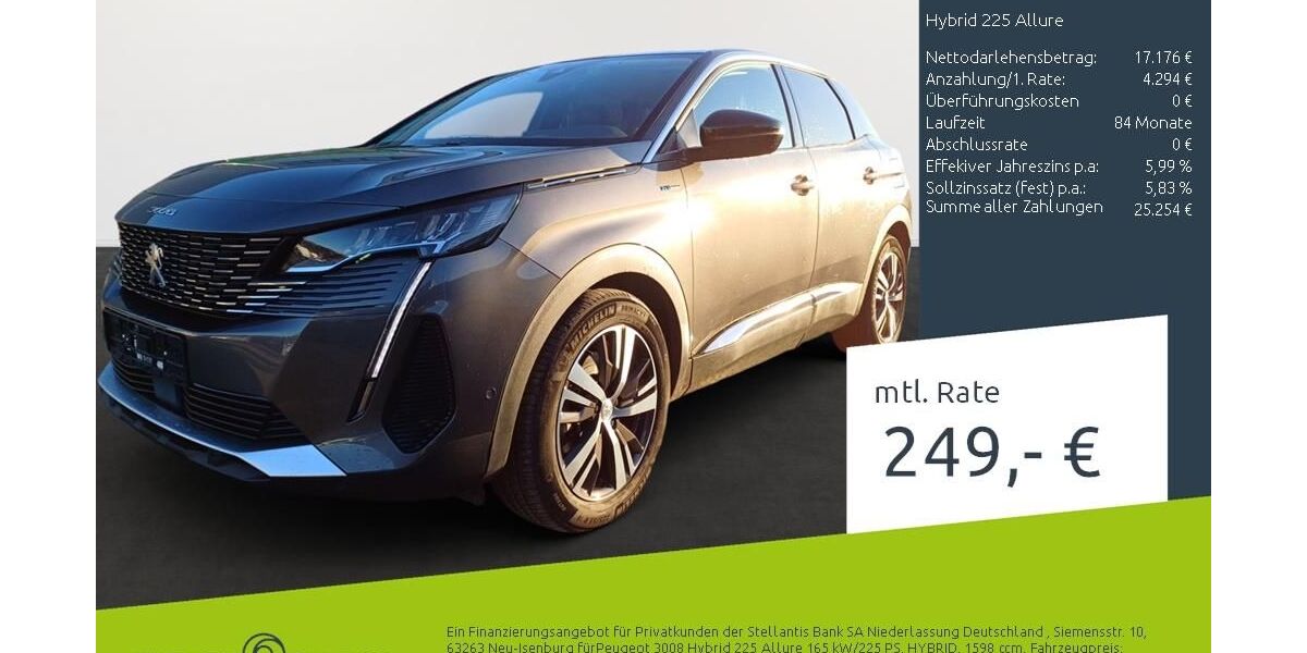 Peugeot 3008 35.508 km 21.429 &euro; Borken 46325