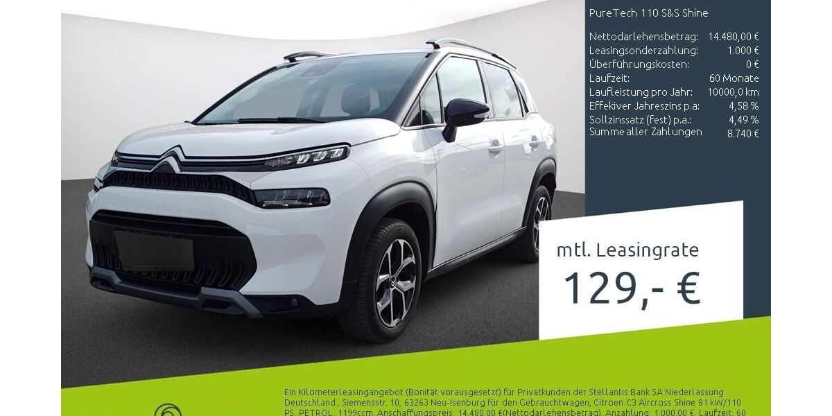 Citroen C3 Aircross 23.706 km 15.230 &euro; Borken 46325