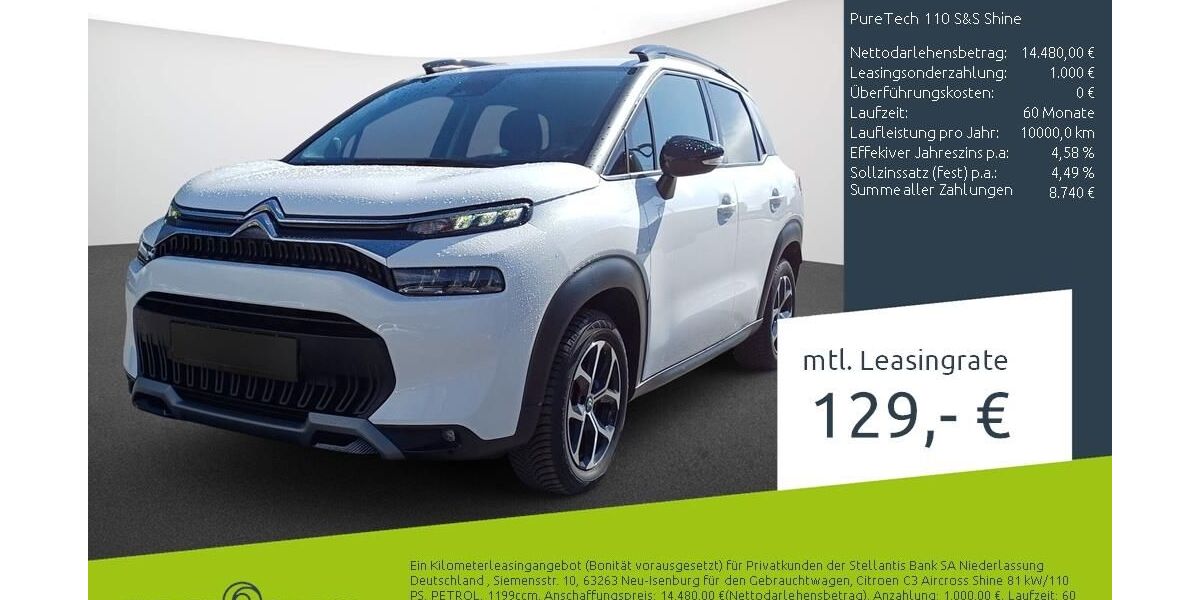 Citroen C3 Aircross 18.297 km 14.989 &euro; Borken 46325