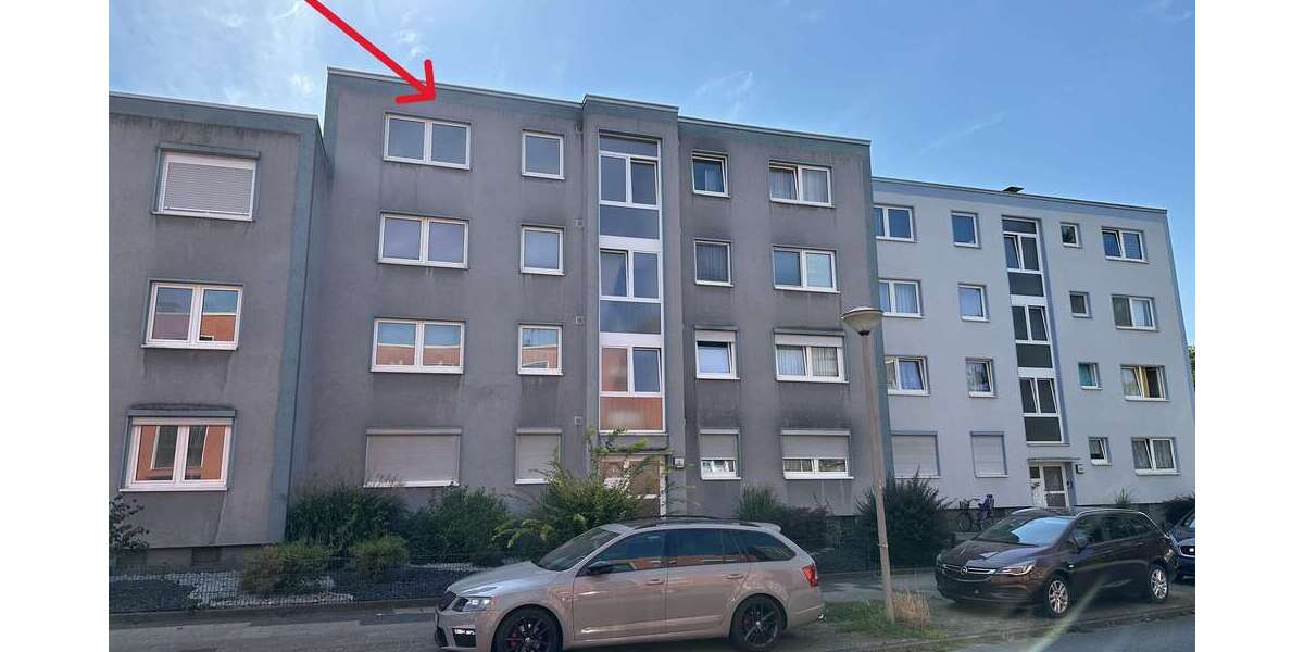 Etagenwohnung Oberhausen Dunkelschlag - 3 Zimmer, 63 m&sup2;, 480&euro; | Angebot:25512314