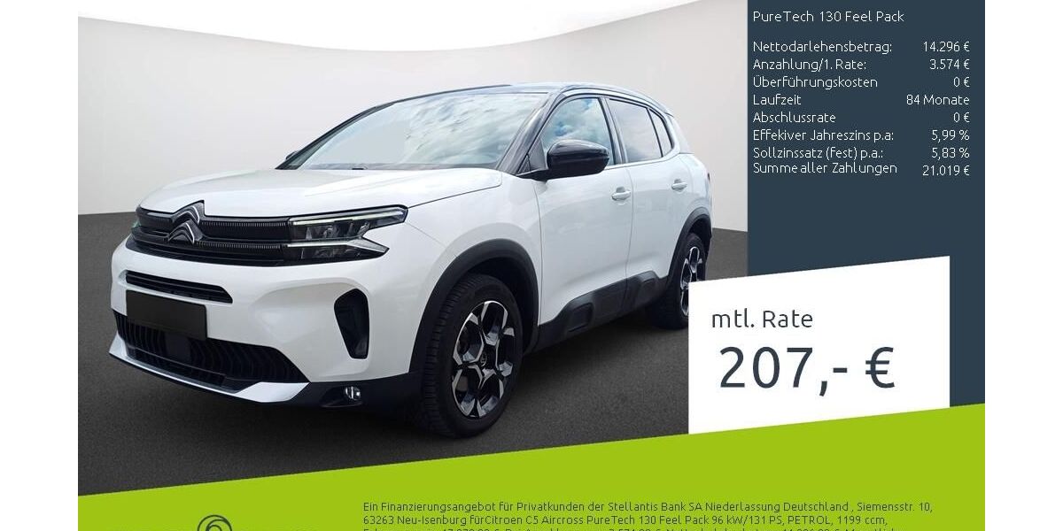 Citroen C5 Aircross 41.363 km 17.530 &euro; Borken 46325