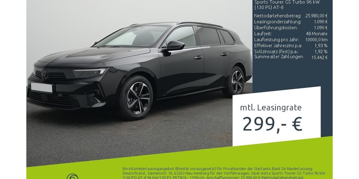 Opel Astra 9.960 km 24.770 &euro; Borken 46325