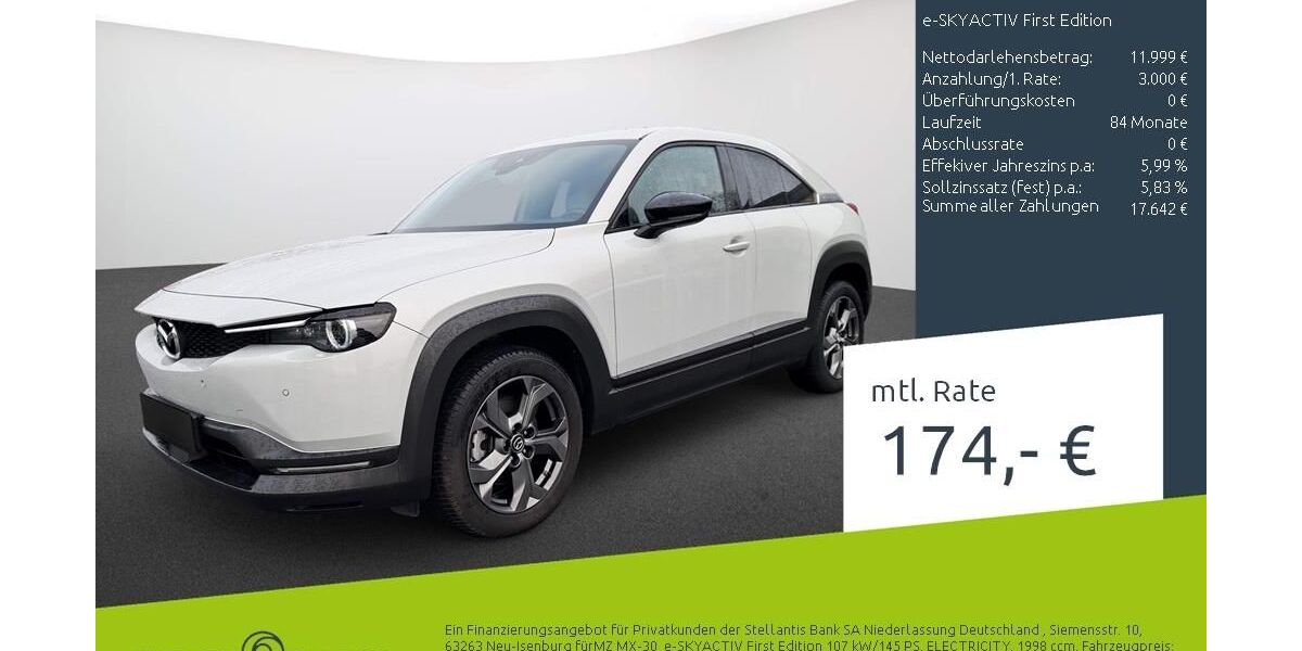 Mazda MX-30 31.579 km 14.999 &euro; Bocholt 46395