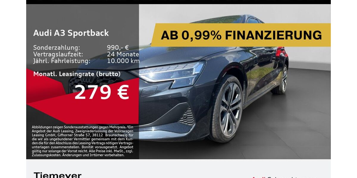 Audi A3 5.670 km 34.970 &euro; Dorsten 46284