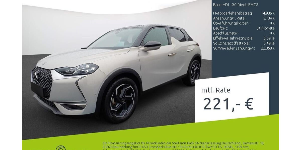 DS Automobiles DS3 Crossback 66.553 km 18.670 &euro; Bocholt 46395