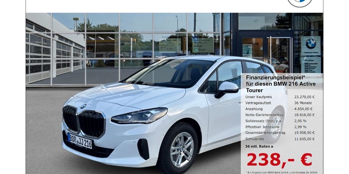 BMW 216 Active Tourer 22.854 km 23.270 &euro; Borken 46325