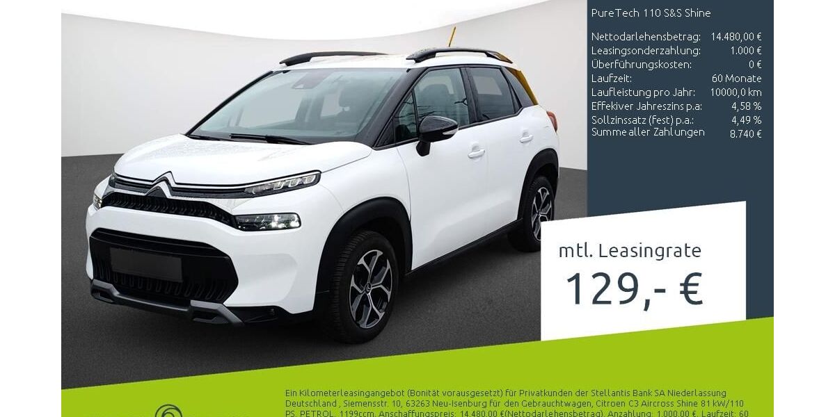 Citroen C3 Aircross 20.544 km 15.239 &euro; Borken 46325