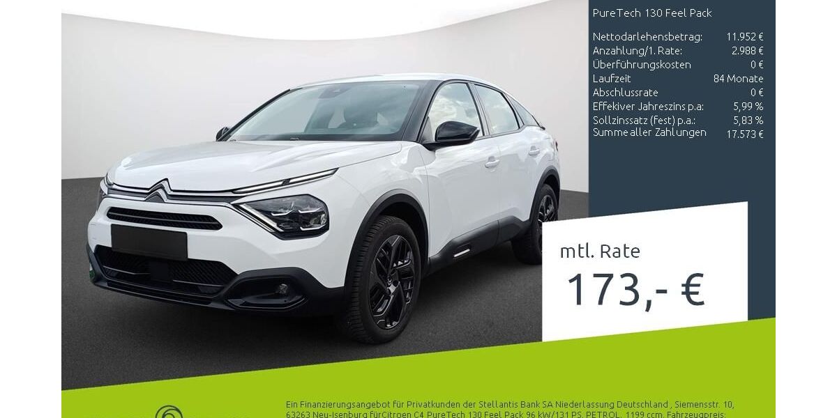 Citroen C4 21.346 km 14.940 &euro; Borken 46325