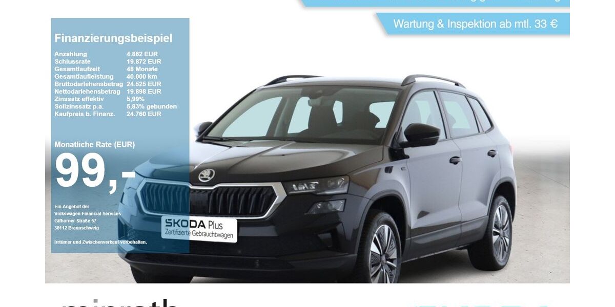 Skoda Karoq 20.517 km 22.240 &euro; Geldern 47608
