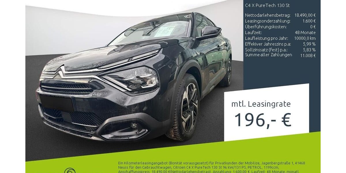 Citroen C4 X 24.407 km 18.389 &euro; Borken 46325