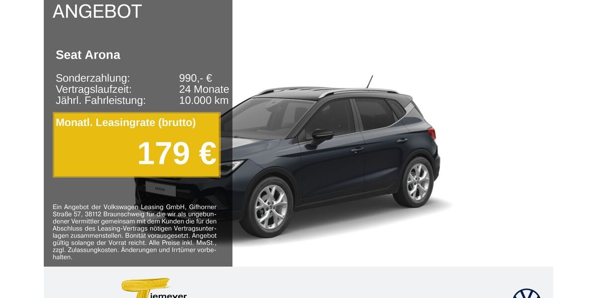 Seat Arona 24.895 km 26.380 &euro; Oberhausen 46047