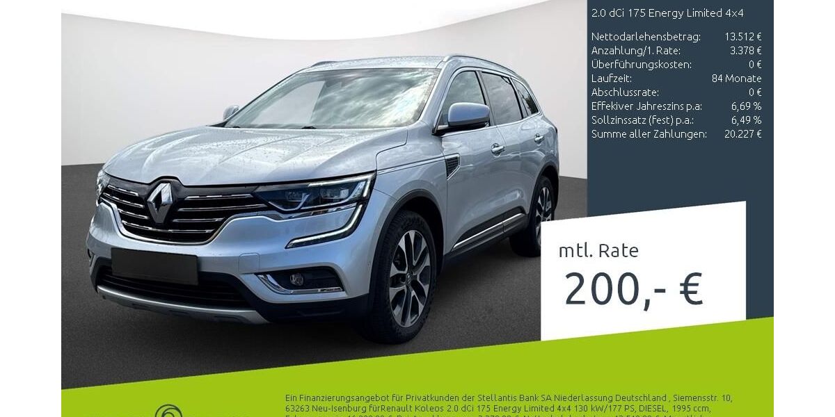 Renault Koleos 84.066 km 16.628 &euro; Bocholt 46395