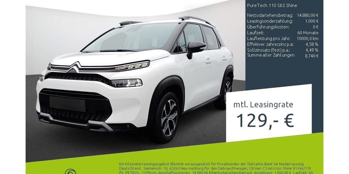 Citroen C3 Aircross 11.595 km 12.900 &euro; Borken 46325