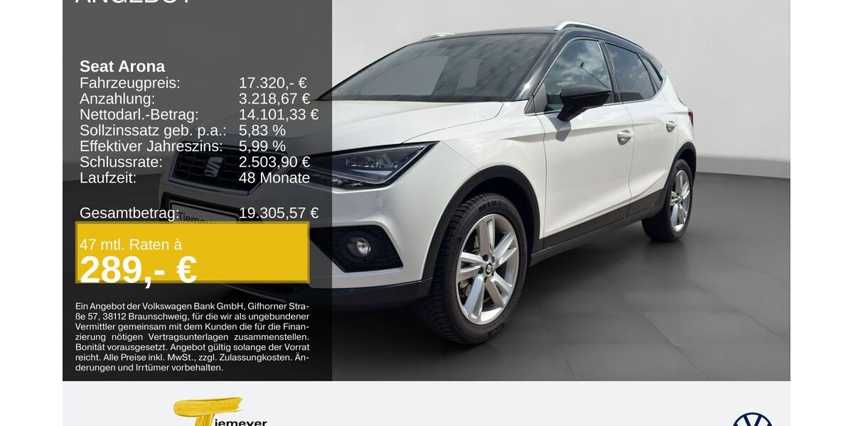 Seat Arona 43.631 km 17.320 &euro; Dorsten 46282