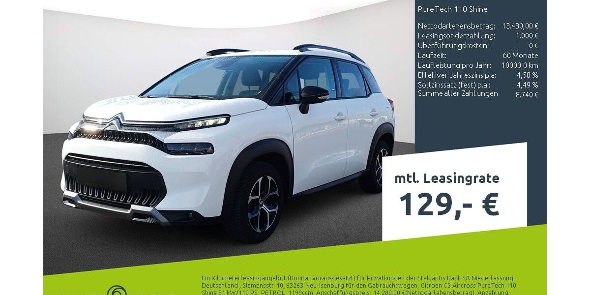 Citroen C3 Aircross 17.853 km 12.880 &euro; Borken 46325