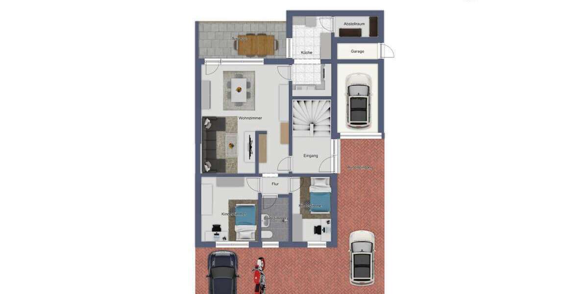 Etagenwohnung Dorsten / Rhade Rhade - 3 Zimmer, 74 m&sup2;, 120.000&euro; | Angebot:24518675