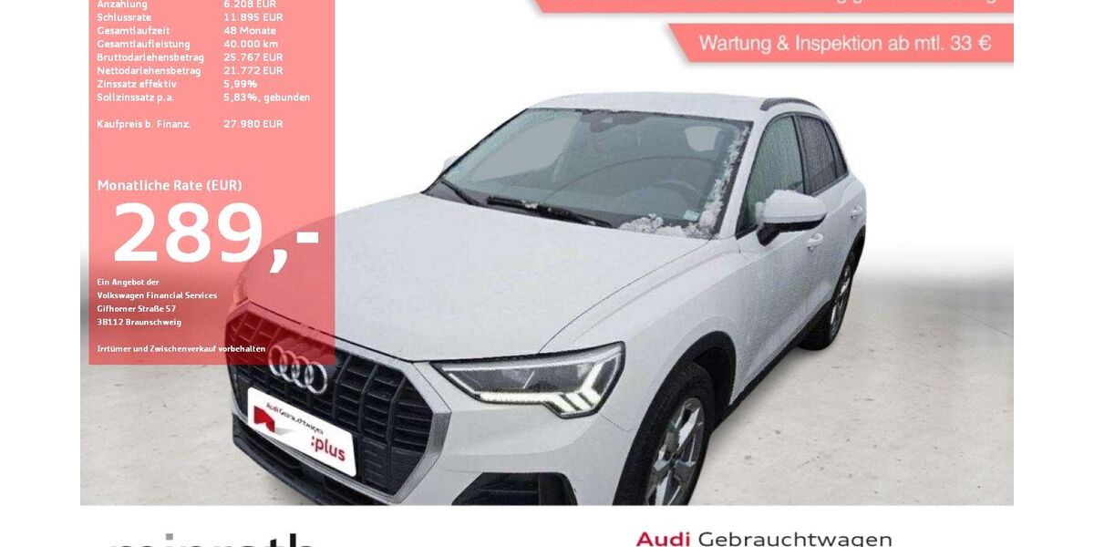 Audi Q3 51.498 km 27.480 &euro; Moers-Hülsdonk 47441