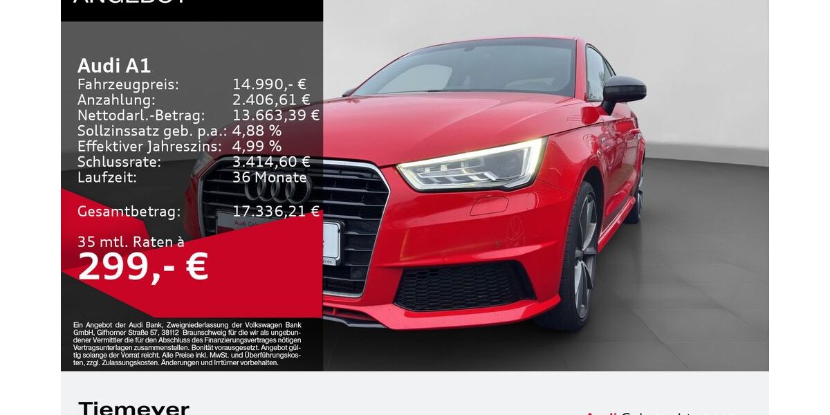 Audi A1 149.351 km 12.980 &euro; Dorsten 46284