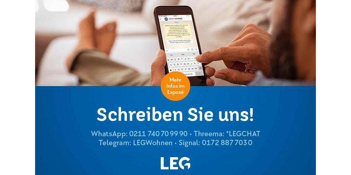 Erdgeschoßwohnung Duisburg Rheinhausen - 2 Zimmer, 46 m&sup2;, 369&euro; | Angebot:26672559