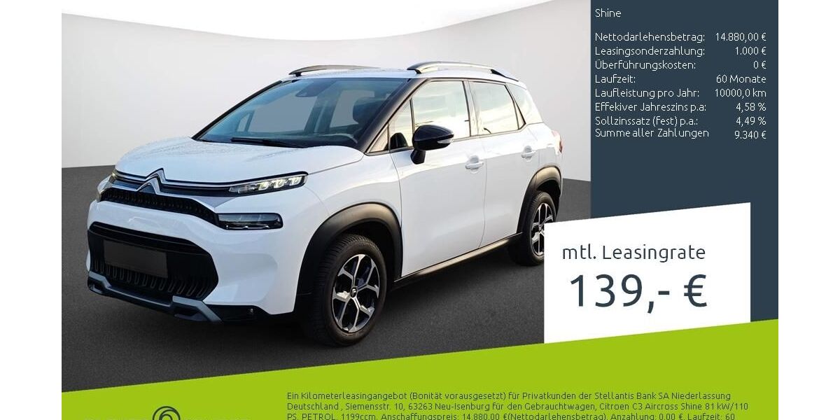 Citroen C3 Aircross 17.203 km 13.994 &euro; Borken 46325