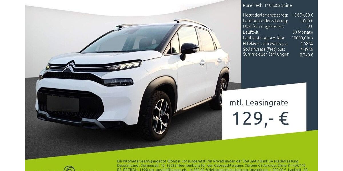 Citroen C3 Aircross 21.002 km 12.994 &euro; Bocholt 46395