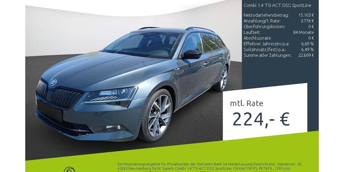 Skoda Superb 113.376 km 18.879 &euro; Bocholt 46395