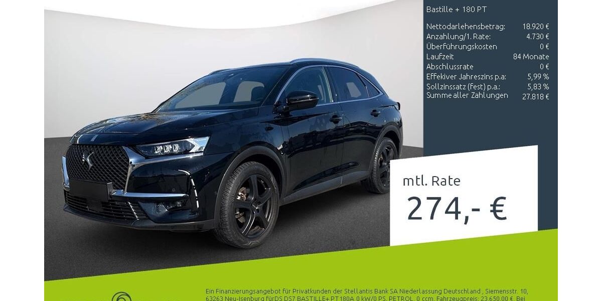 DS Automobiles DS7 (Crossback) 49.344 km 24.300 &euro; Borken 46325