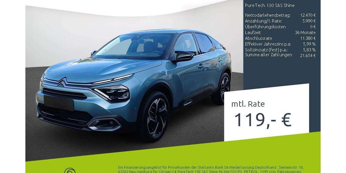 Citroen C4 14.700 km 17.680 &euro; Borken 46325