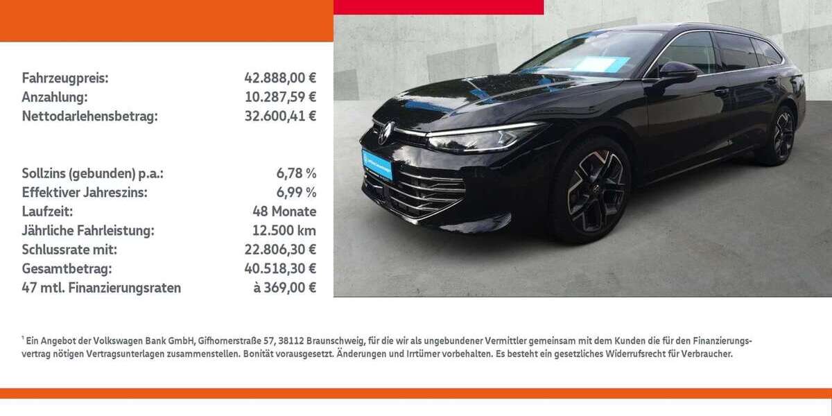 VW Passat Variant 29.999 km 42.888 &euro; Borken 46325