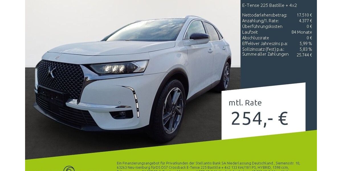 DS Automobiles DS7 (Crossback) 40.092 km 21.400 &euro; Borken 46325