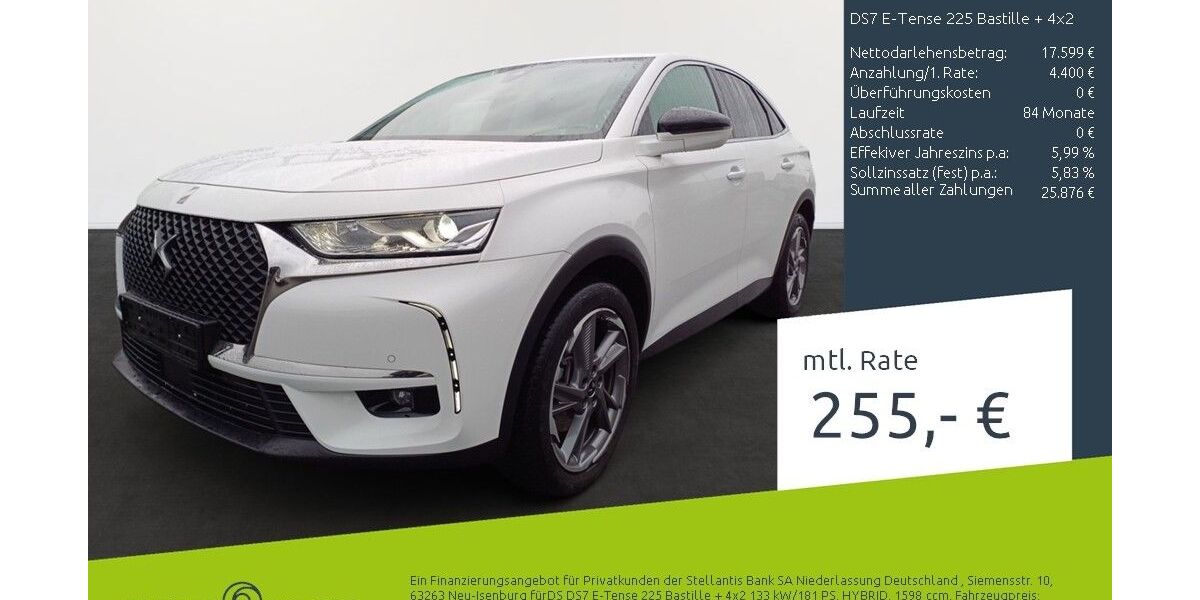 DS Automobiles DS7 (Crossback) 23.727 km 21.444 &euro; Borken 46325