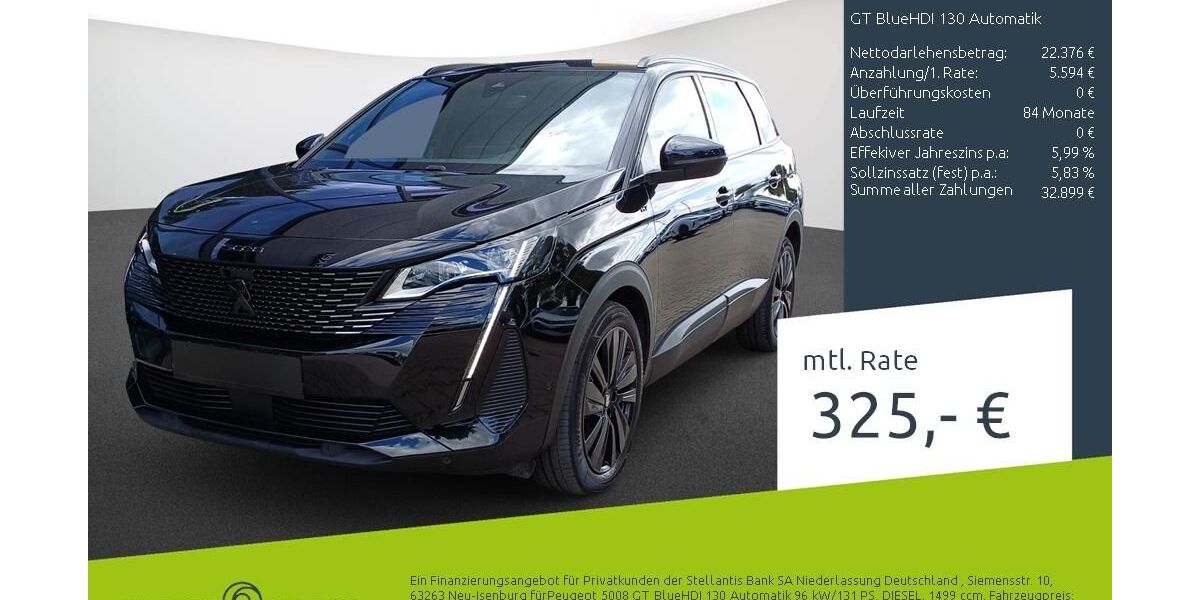 Peugeot 5008 46.888 km 27.979 &euro; Borken 46325