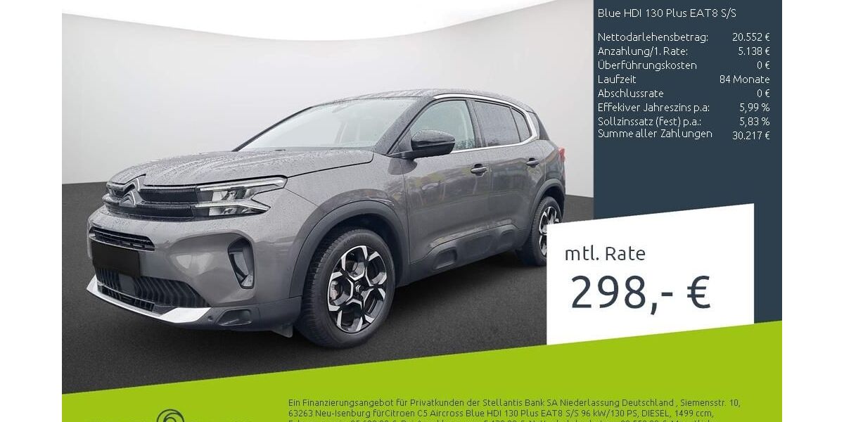 Citroen C5 Aircross 18.214 km 25.899 &euro; Bocholt 46395