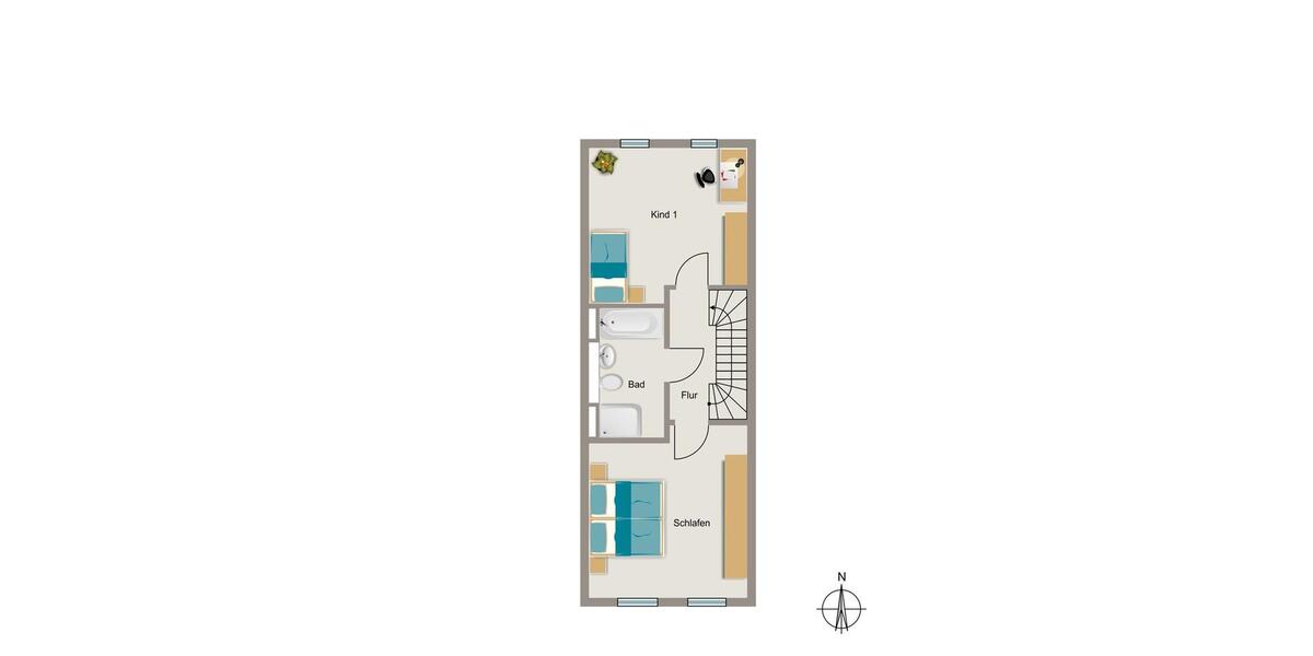 Etagenwohnung Duisburg Walsum - 4 Zimmer, 116 m&sup2;, 1.454&euro; | Angebot:26227964