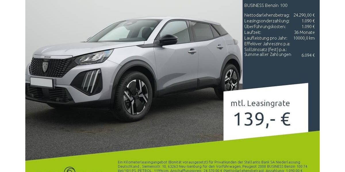 Peugeot 2008 8.049 km 24.290 &euro; Bocholt 46395