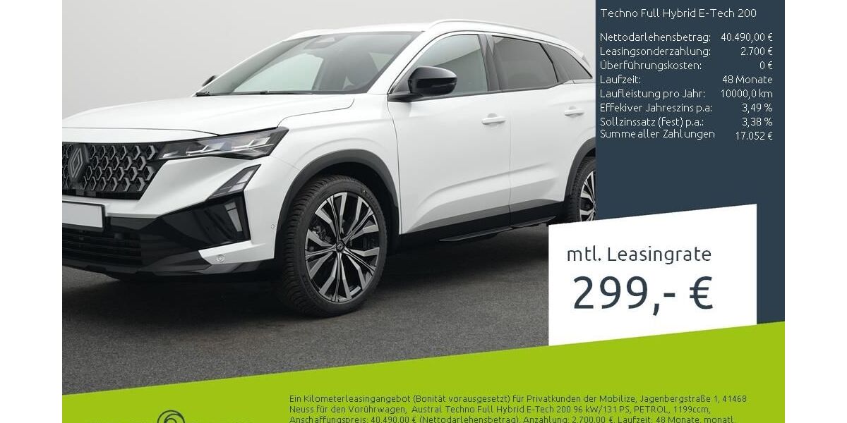 Renault Austral 5.000 km 36.550 &euro; Borken 46325