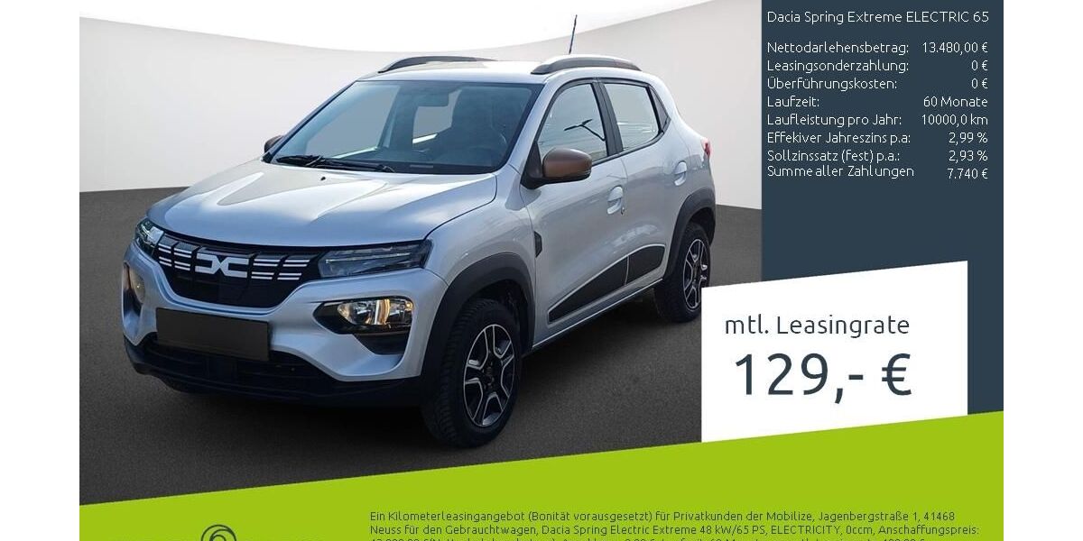 Dacia Spring 14.200 km 12.998 &euro; Borken 46325