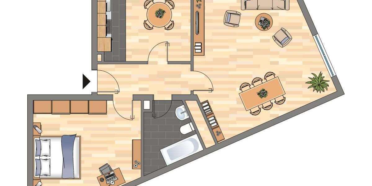 Etagenwohnung Duisburg Beeckerwerth - 2 Zimmer, 63 m&sup2;, 489&euro; | Angebot:25233917