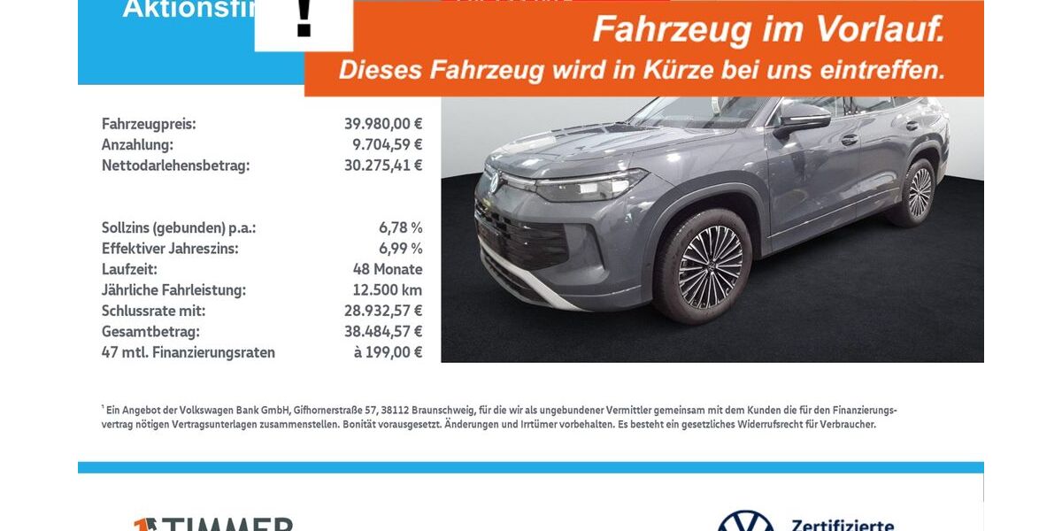 VW Tayron 24.222 km 39.980 &euro; Borken 46325