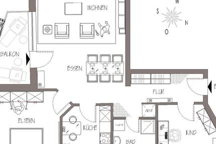 Wohnung Dorsten Altstadt - 3 Zimmer, 73 m&sup2;, 650&euro; | Angebot:27625877