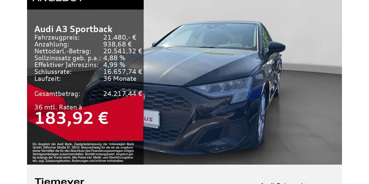 Audi A3 71.803 km 20.980 &euro; Oberhausen 46047