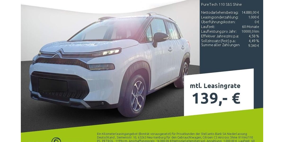 Citroen C3 Aircross 19.211 km 14.248 &euro; Borken 46325
