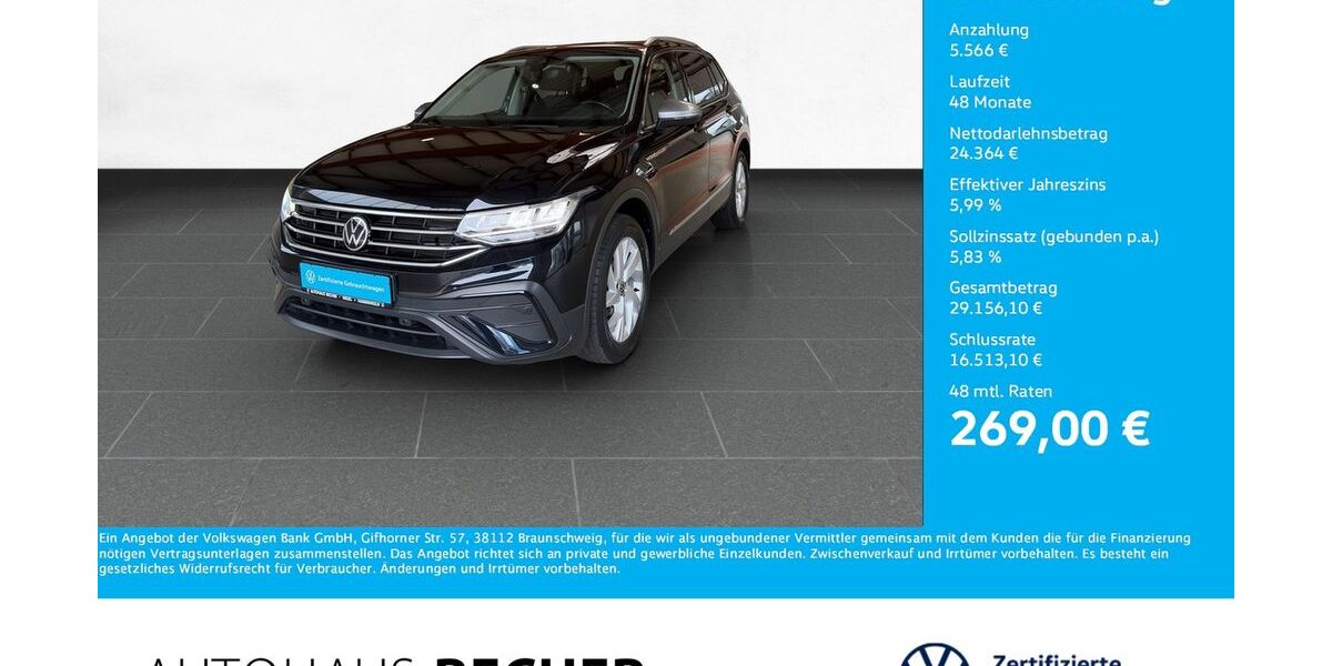 VW Tiguan Allspace 59.127 km 29.930 &euro; Wesel 46485