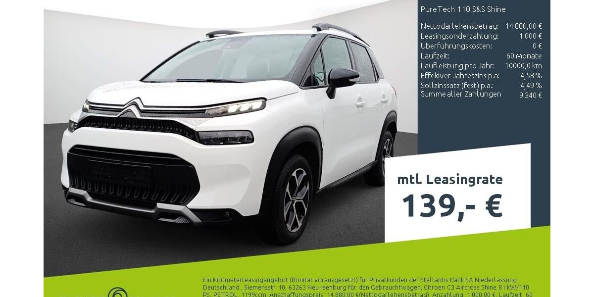 Citroen C3 Aircross 32.284 km 14.239 &euro; Borken 46325